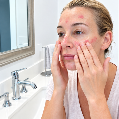 Appliquez le sérum anti-âge sur votre visage et votre cou