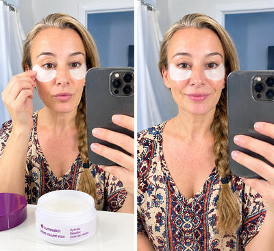 APPLIQUER LES PATCHS POUR LES YEUX